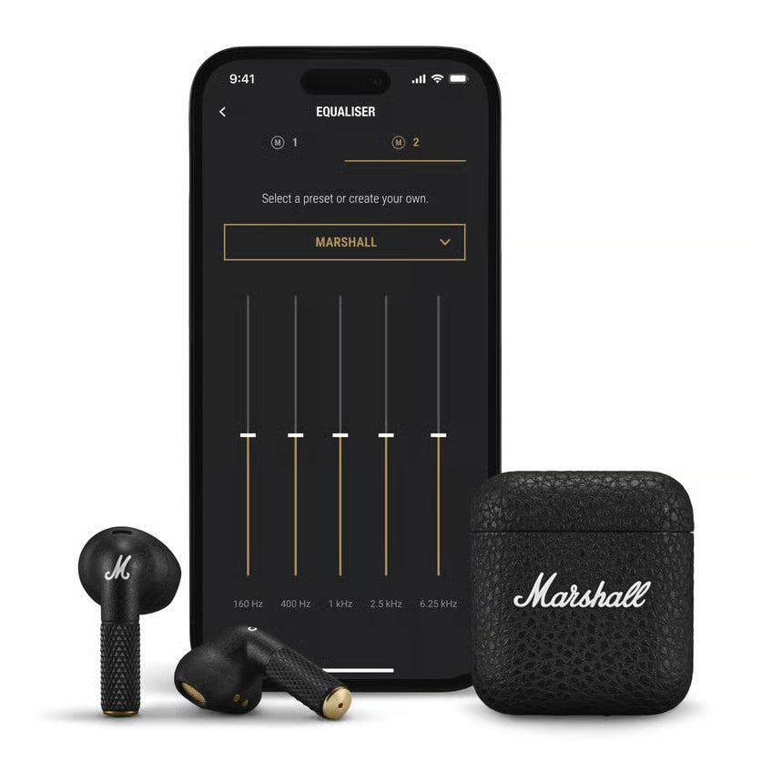 Marshall Minor IV trådløse in-ear-høretelefoner, Black