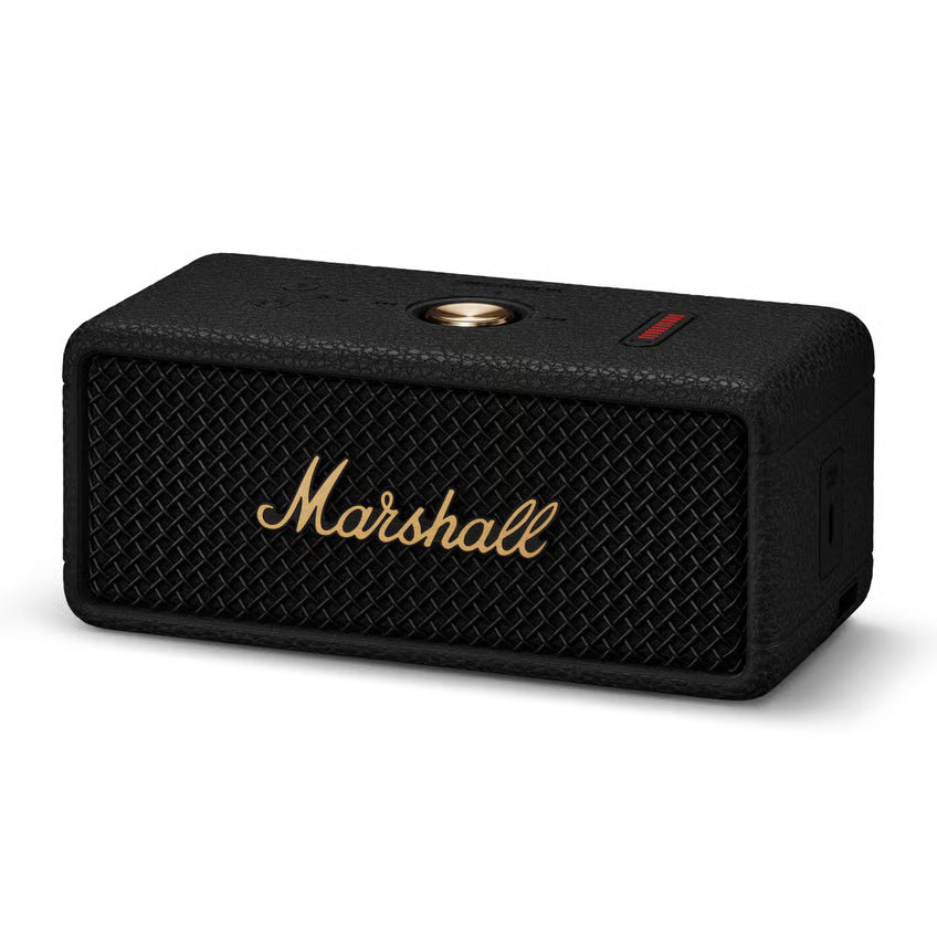 Marshall Emberton III Bluetooth-højttaler, Black and Brass