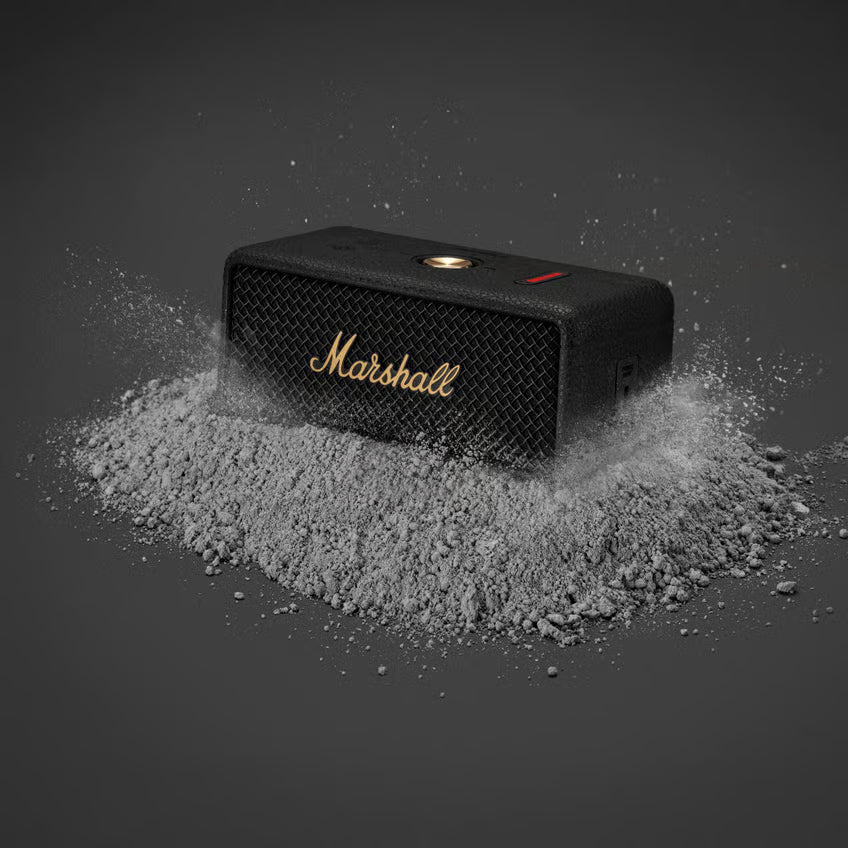 Marshall Emberton III Bluetooth-højttaler, Black and Brass