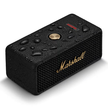 Marshall Emberton III Bluetooth-højttaler, Black and Brass