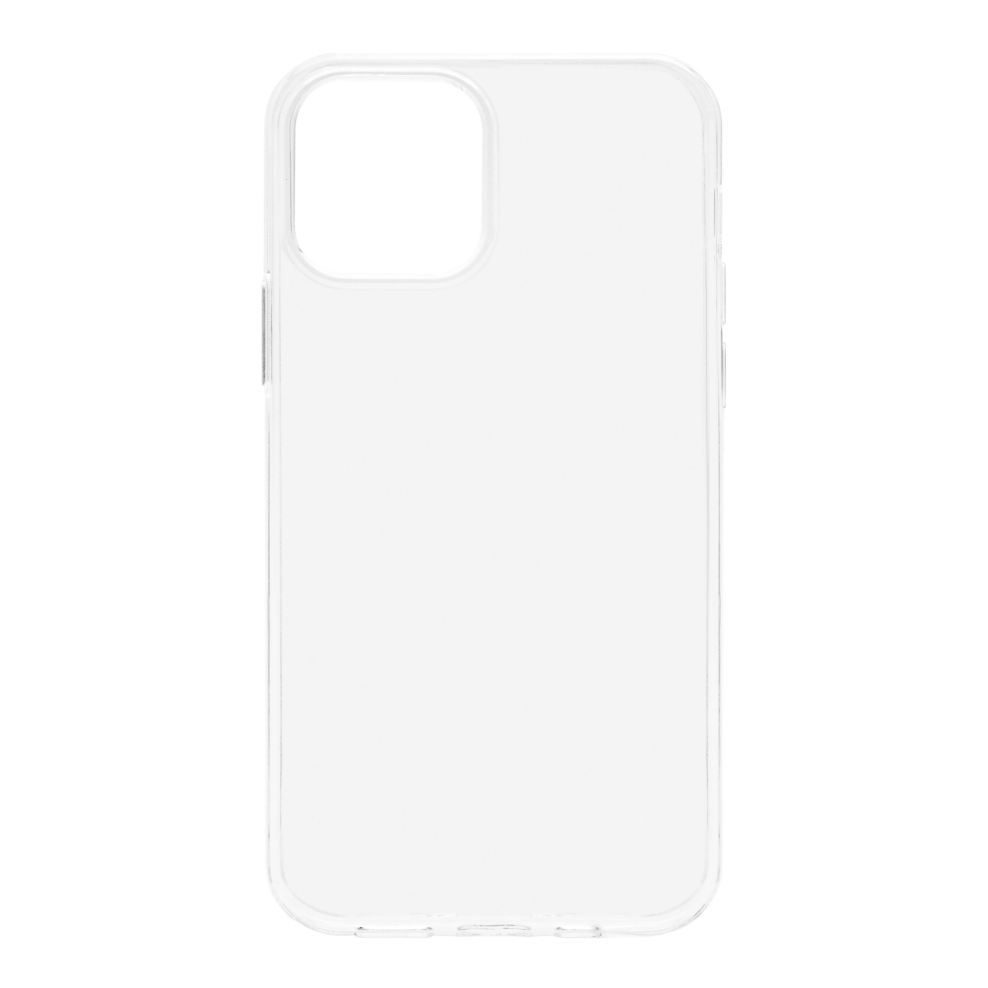 Linocell Second skin 2.0 mobilcover til iPhone 12/12 Pro klar TPU, rektangulært kamerahul.