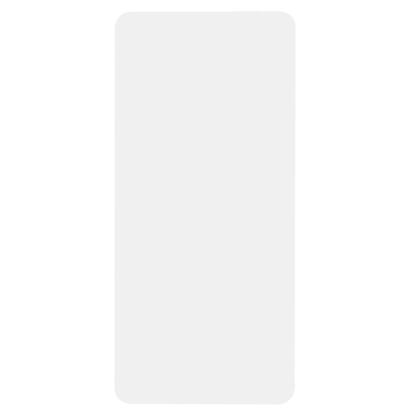 Skærmbeskyttelse i glas til Galaxy A51, gennemsigtig med afrundede hjørner.