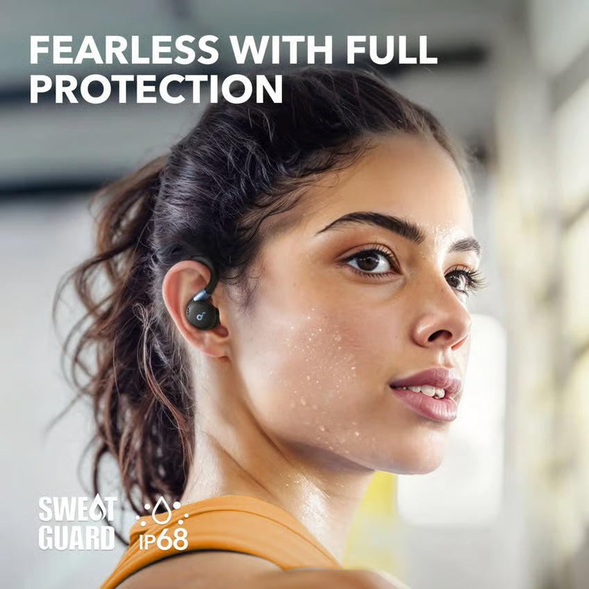 Soundcore Sport X20 trådløse høretelefoner med støjreduktion, Black