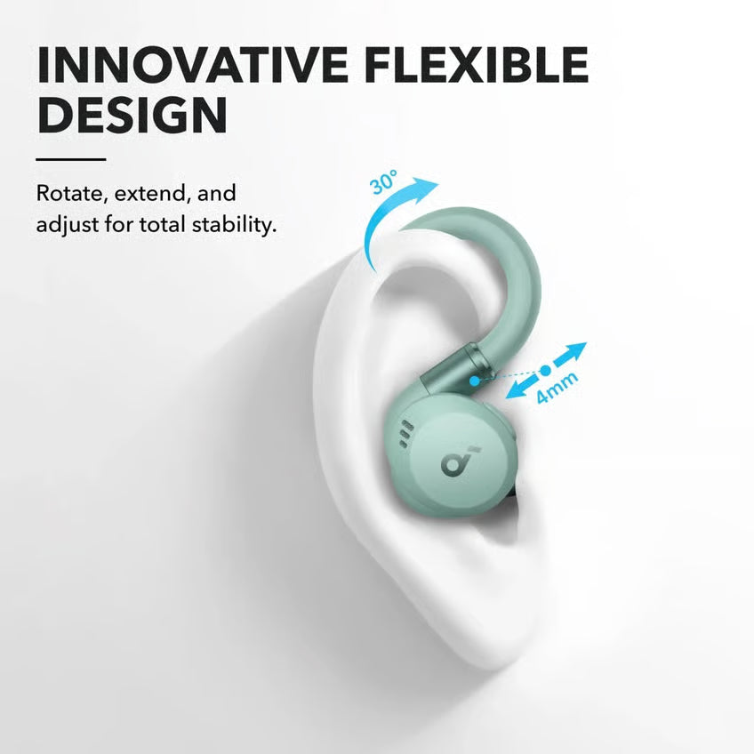 Soundcore Sport X20 trådløse høretelefoner med støjreduktion, Green