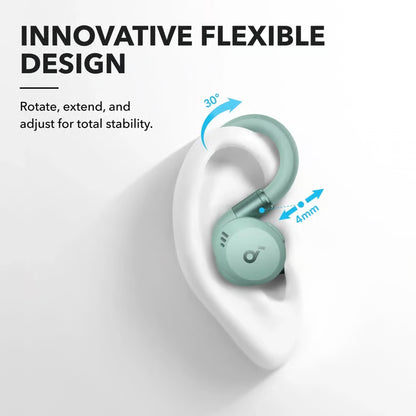 Soundcore Sport X20 trådløse høretelefoner med støjreduktion, Green