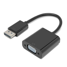 DisplayPort til VGA-adapter sorterer kabel med DisplayPort stik og VGA port, passer til DisplayPort enhed og VGA skærm/projektor.