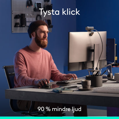 Logitech MX Master 3s trådløs computermus, Grafit, Bluetooth-udgave