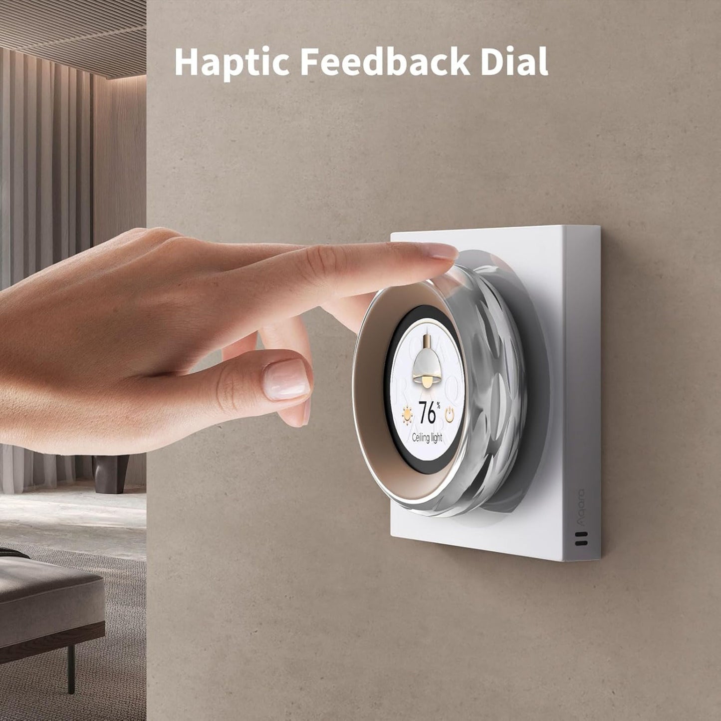 Aqara Touchscreen Dial V1 EU, smart afbryder med touchskærm