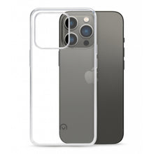 Mobilize Gelly-etui til iPhone 13 Pro – Klar, gennemsigtig TPU, præcis pasform, udskæring til tre kameraer, MagSafe-kompatibel.