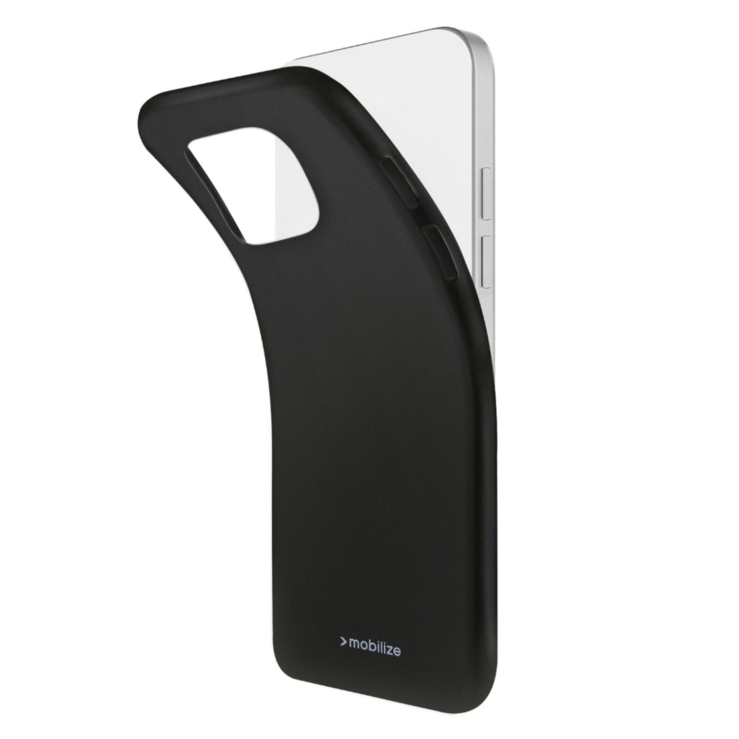 Mobilize Rubber Gelly Case til iPhone 16 Plus, Sort