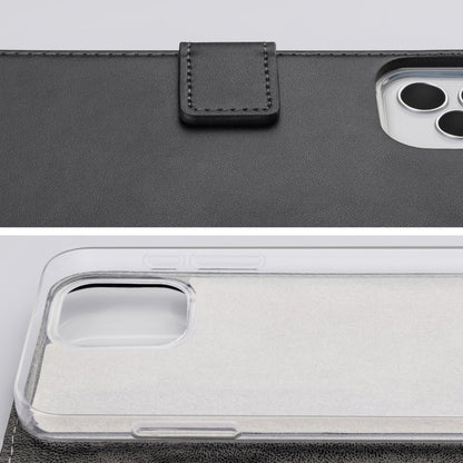 Mobilize Classic Gelly Wallet Book Case til iPhone 16 Plus, Sort