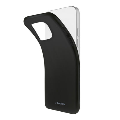 Mobilize Rubber Gelly Case til iPhone 16 Pro Max, Sort