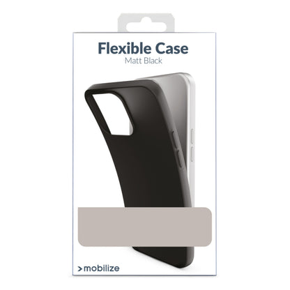 Mobilize Rubber Gelly Case til iPhone 16 Pro Max, Sort