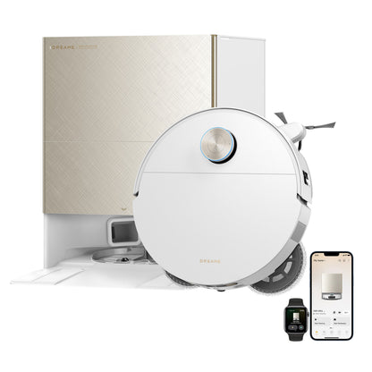 Dreame X60 Ultra – Robotstøvsuger med basestation, Hvid