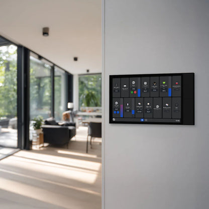 Shelly Wall Display XL smart kontrolpanel, Sort