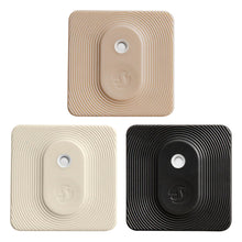 Shelly BLU HT ZB temperatur- og luftfugtighedssensor, firkantet med afrundede hjørner, beige, creme og sort, IP54.