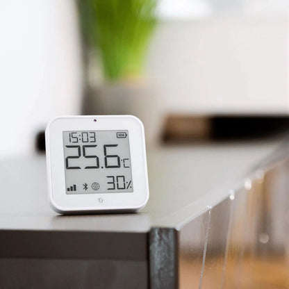 Shelly BLU H&T Display ZB sensor, Hvid