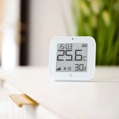 Shelly BLU H&T Display ZB sensor, Hvid