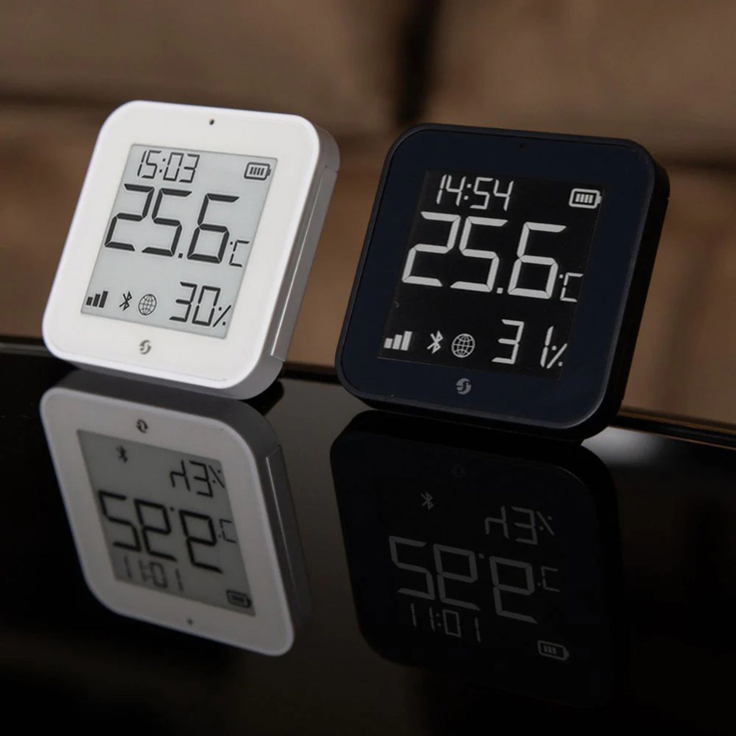 Shelly BLU H&T Display ZB sensor, Sort