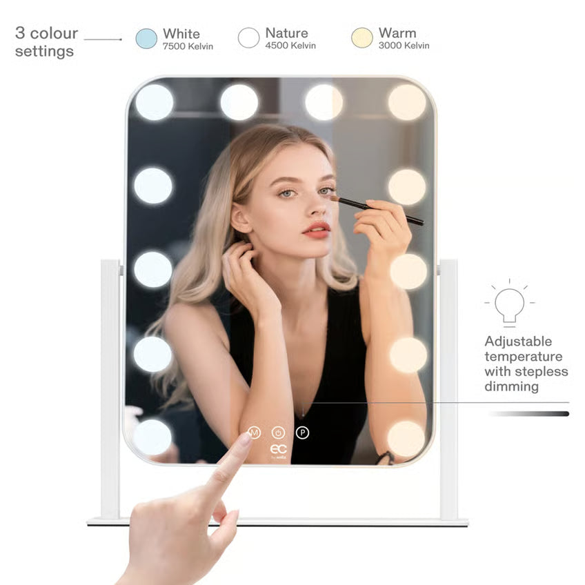 Wilfa Shine sminkespejl med LED-belysning