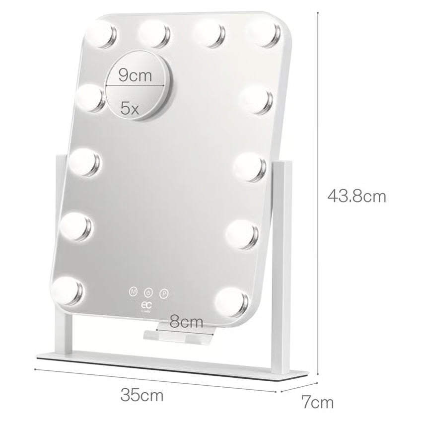 Wilfa Shine sminkespejl med LED-belysning