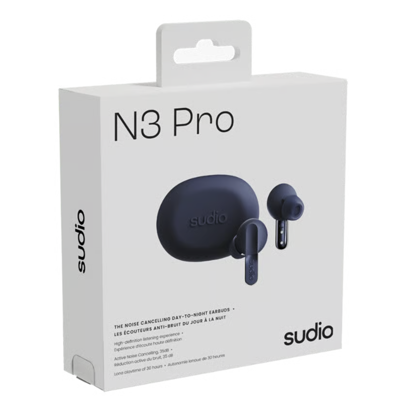 Sudio N3 Pro Day-To-Night in-ear-høretelefoner, Blå