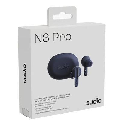 Sudio N3 Pro Day-To-Night in-ear-høretelefoner, Blå