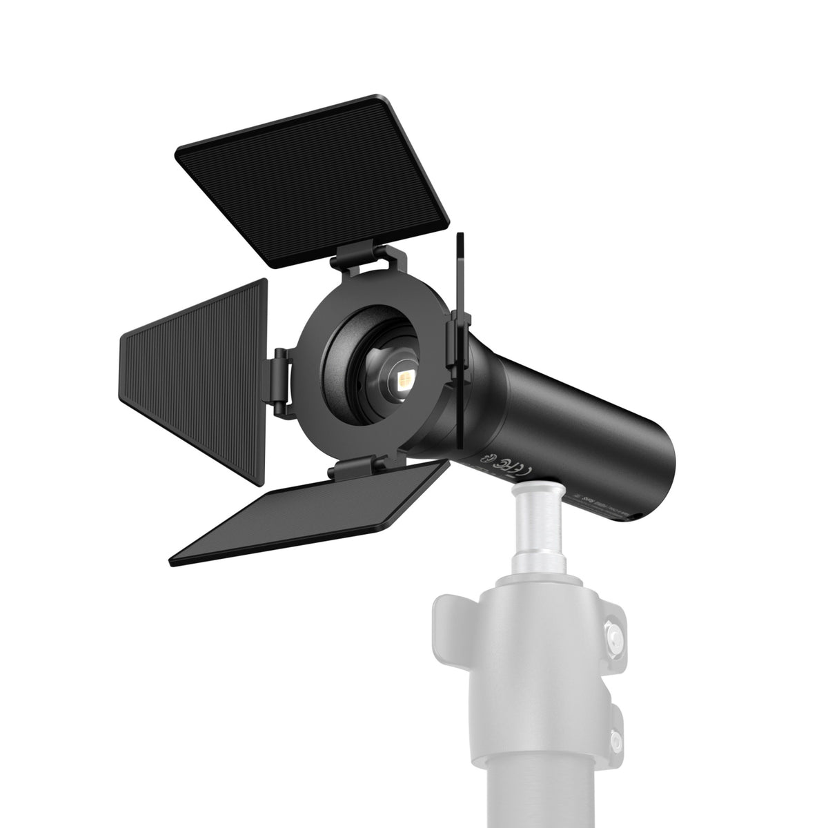 SmallRig RF 05B bærbar LED-videolampe, 1900–8000 K, IP65, justerbar farvetemperatur og låseklapper på lysstativet.