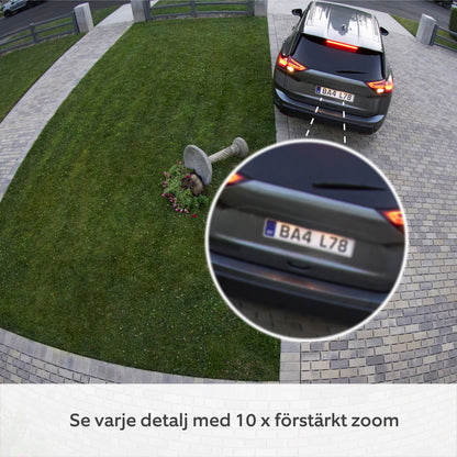 Ring Outdoor Cam Pro Plug-in - Retinal 4K overvågningskamera, Sort