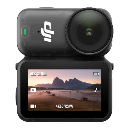DJI Osmo Nano actionkamera sort, 128 GB, øverste linse og bagskærm med 3h15m optagetid, 100 batteri, 4K60/RS/W.