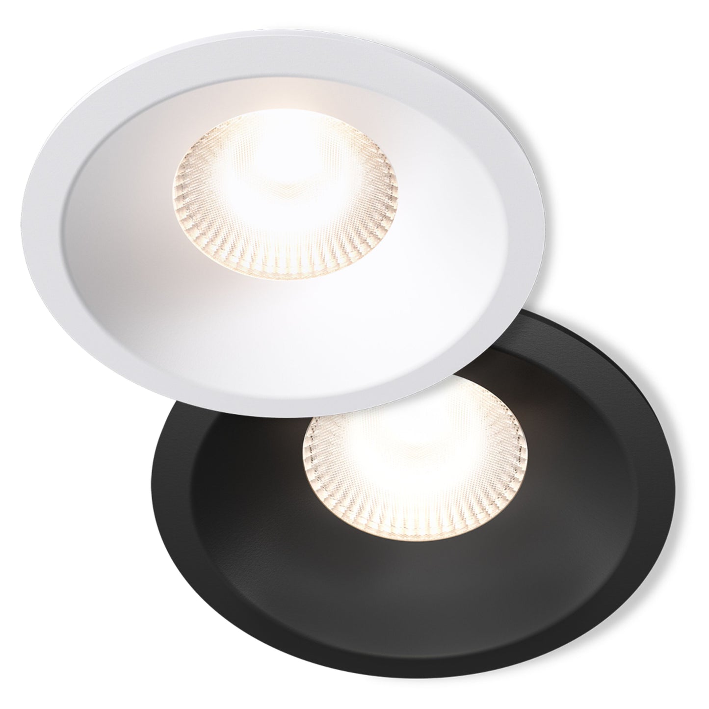 Plejd Downlight Deep DWN-02 sort kant dæmpbar belysning, trådløs styring via Plejd.