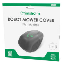 Grimsholm Beskytningsovertræk til robotplæneklipper One Size, grøn/hvid emballage med "Passer de fleste størrelser.