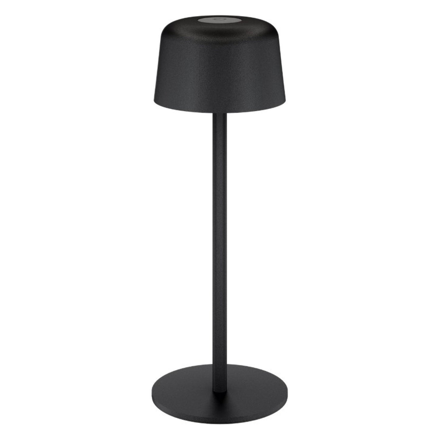 Trådløs LED-bordlampe 25 cm, Sort