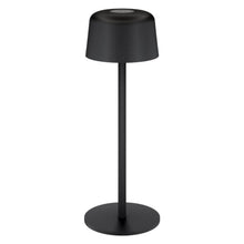 Trådløs LED-bordlampe 25 cm, Sort
