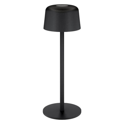 Trådløs LED-bordlampe 25 cm, Sort