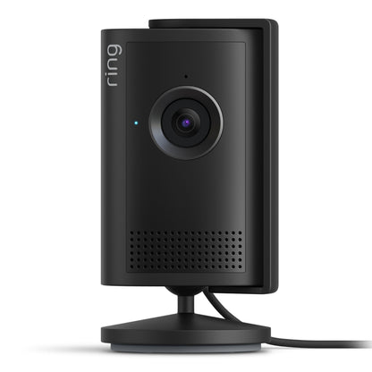 Ring Indoor Camera Plus - Retinal 2K overvågningskamera, Sort