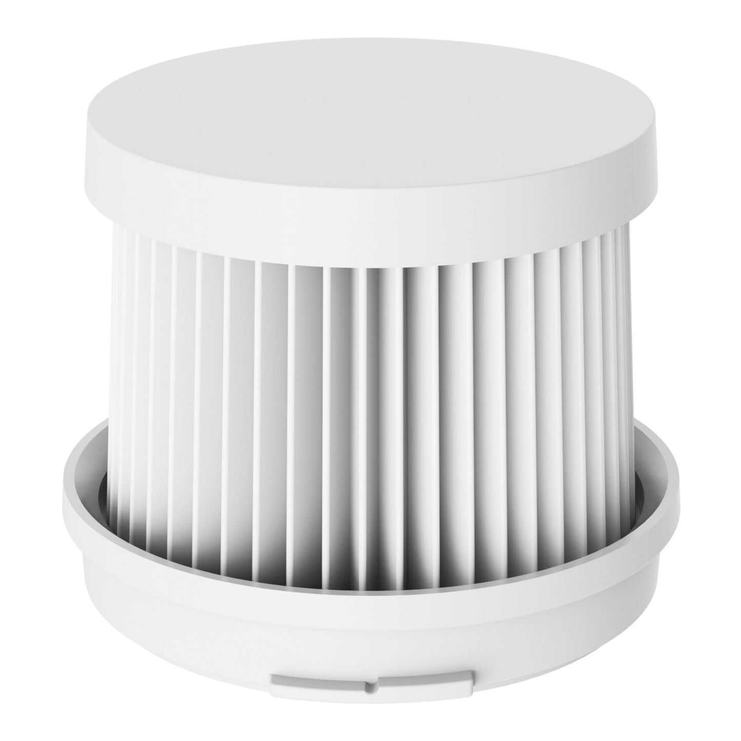 Xiaomi støvmide støvsuger 2-filter 2-pak, hvide cylindriske H13-filtre med lodrette folder og faste ender.