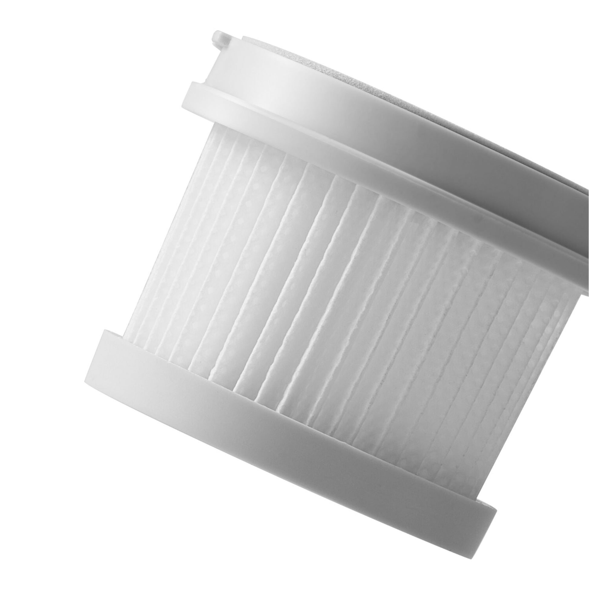 Xiaomi cylindrisk H13 luftfilter hvid med plastender, passer til Støvmide Støvsuger 2, pakke med 2 stk.