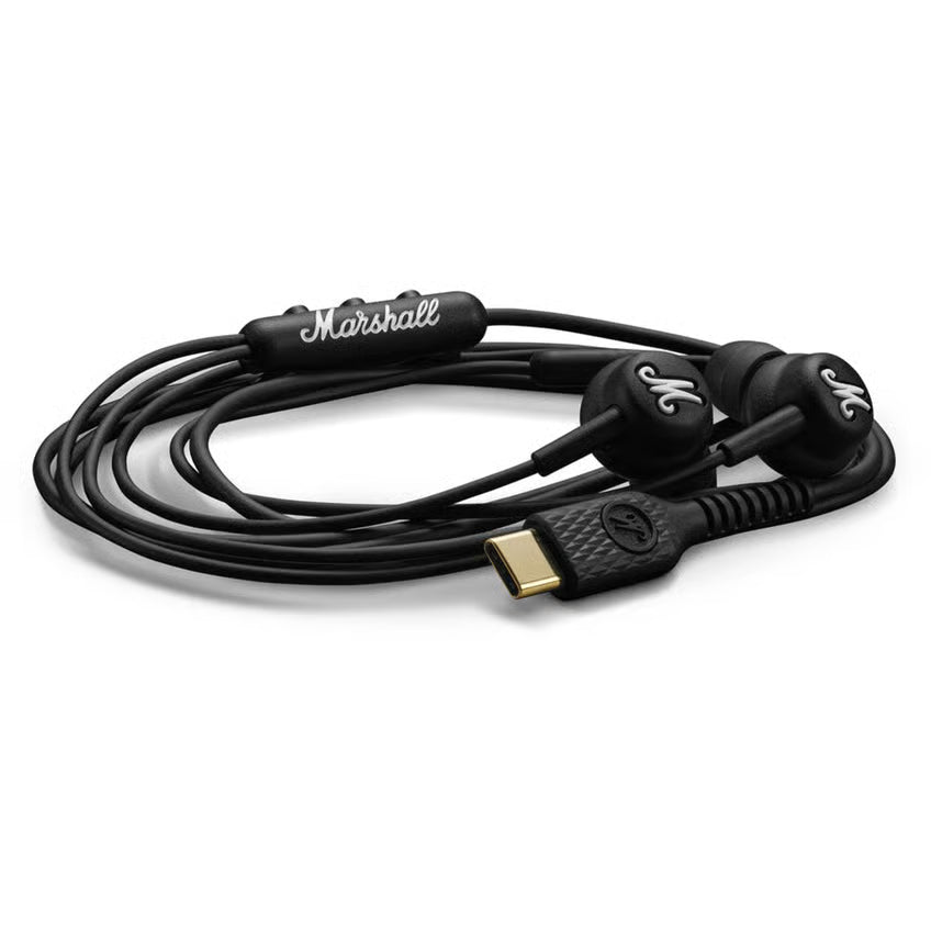 Marshall Mode USB-C in-ear-høretelefoner, Sort