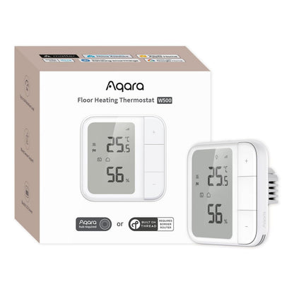 Aqara Floor Heating Thermostat W500, Hvid