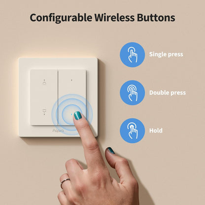 Aqara Shutter Switch H2 EU til rullegardiner og persienner