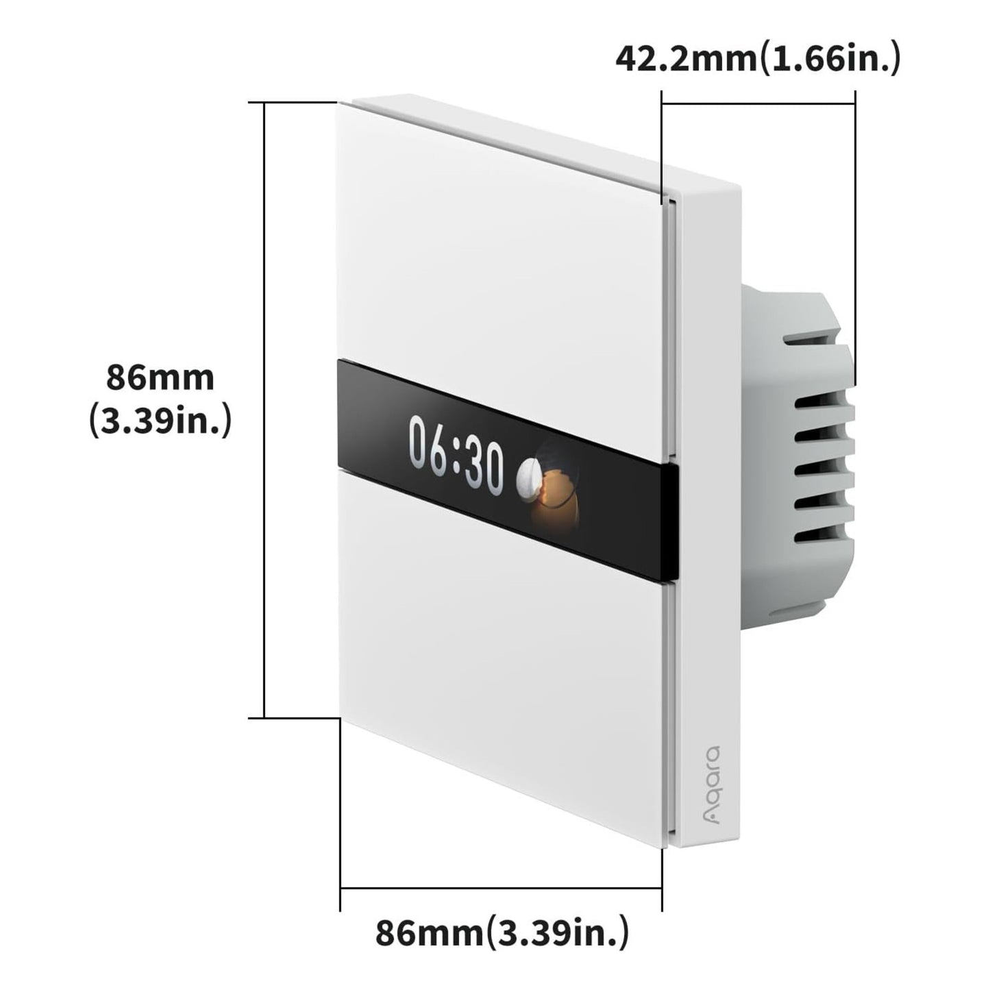 Aqara Display Switch V1 EU, Hvid