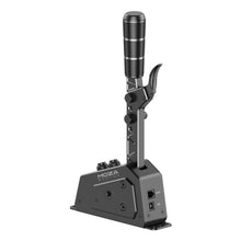 MOZA Racing SGP sekventiel shifter, sort, metalhåndtag, kontaktløs Hall sensor, knapper og solid base.