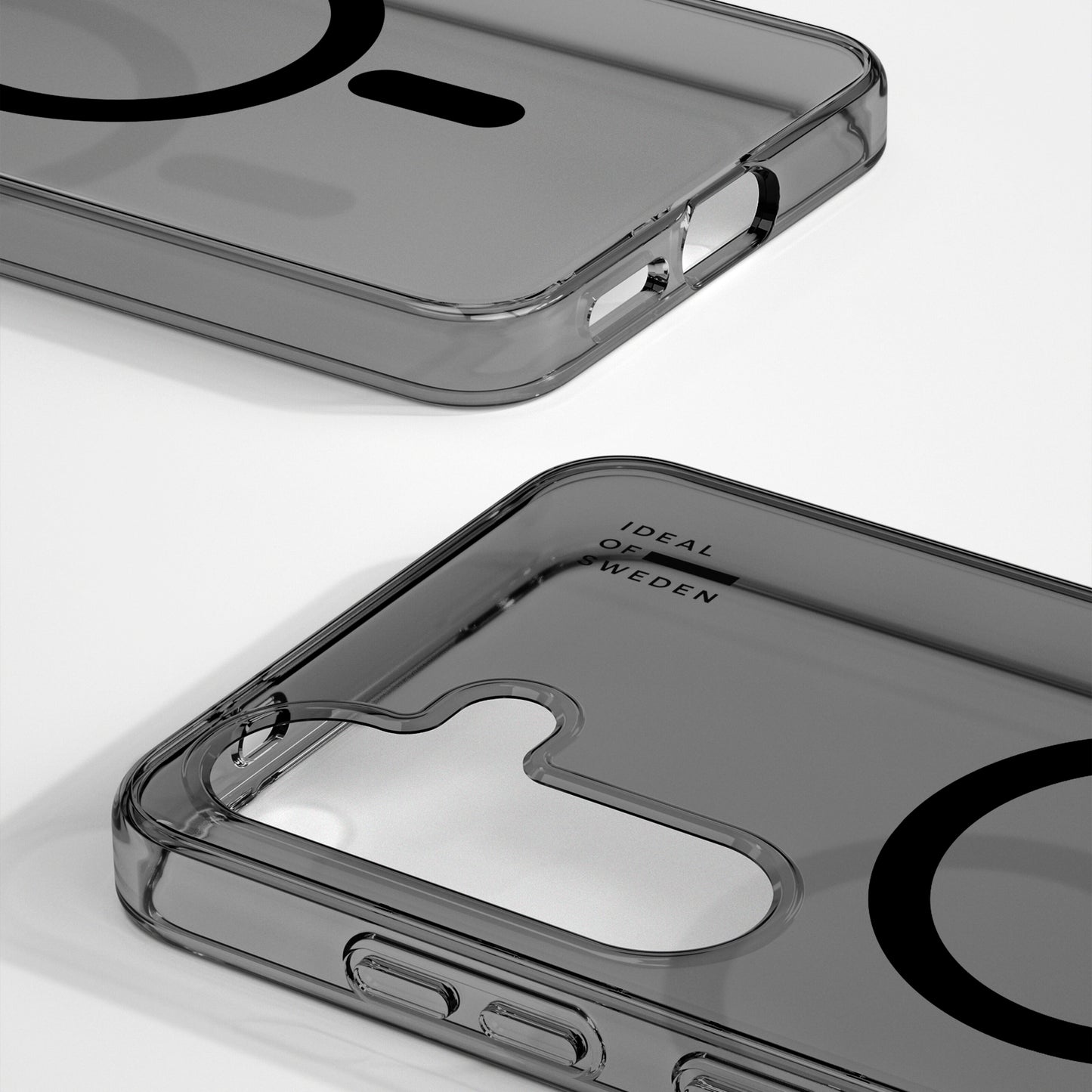 IDEAL OF SWEDEN Clear MagSafe Case til Galaxy S24/S25, Tinted Black
