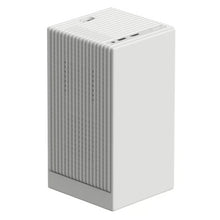 WANBO Cube 2 Pro smartprojektor, hvid, rektangulær med ribber, små huller, porte og knapper på oversiden, Full HD, Android TV 11.