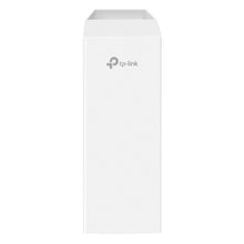 TP-Link Omada EAP215-Bridge KIT hvid rektangulær trådløs enhed, front med TP-Link logo øverst, til udendørs netværk 5 km.