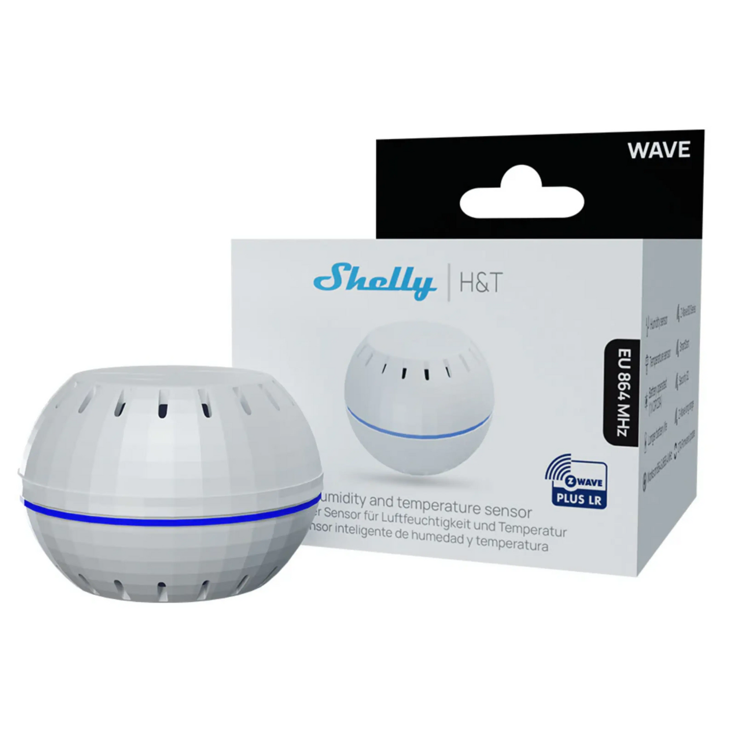 Shelly Wave H&T LR fugt- og temperatursensor