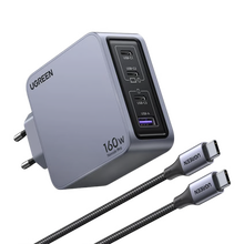Ugreen Nexode Pro 160W GaN-oplader med 4 porte