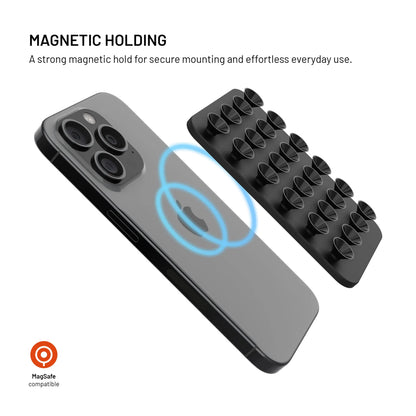 Fixed MagMate MagSafe-sugekopholder med magnetfæste, Sort
