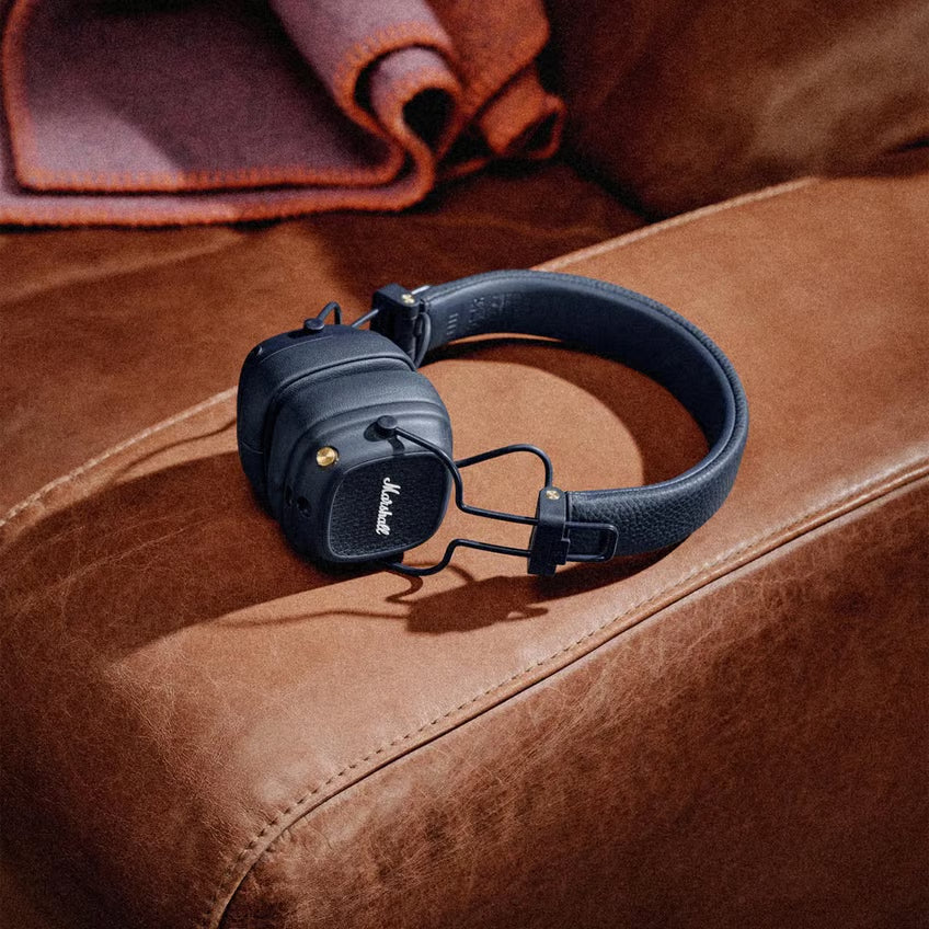 Marshall Major V trådløse on-ear-høretelefoner, Midnight Blue
